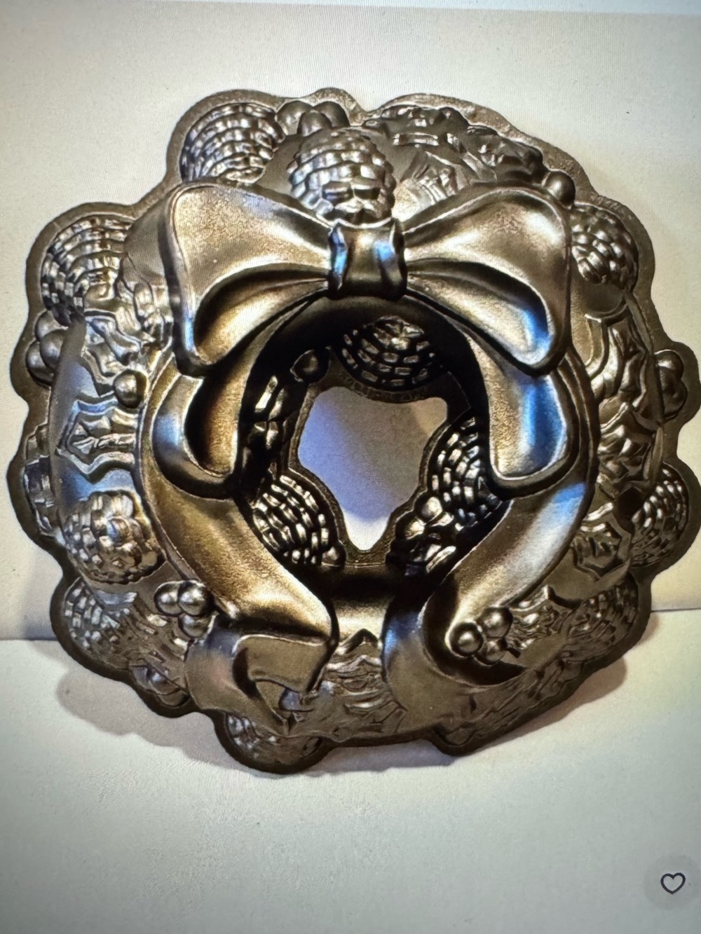 Nordic Ware Wreath Bundt Cake Pan Heavy Cast Aluminum